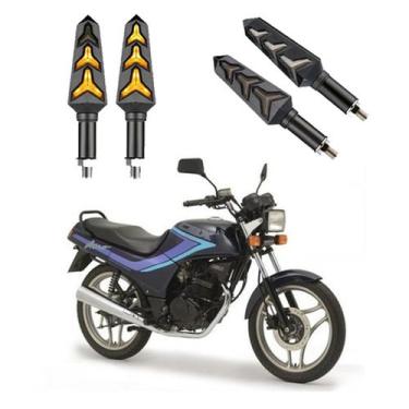 Imagem de KIT 4 Seta Sequencial Pisca de Led Universal Modelo P09S Estrela Moto 