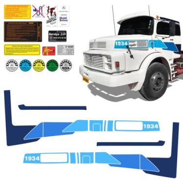 Imagem de Faixa Caminhão Mercedes Benz 1934 Adesivo Modelo Original - SPORTINOX,