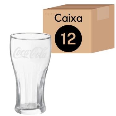 Imagem de Jogo de 12 Copos Coca Cola Vidro 300ML Nadir Transparente - Nadir Figu