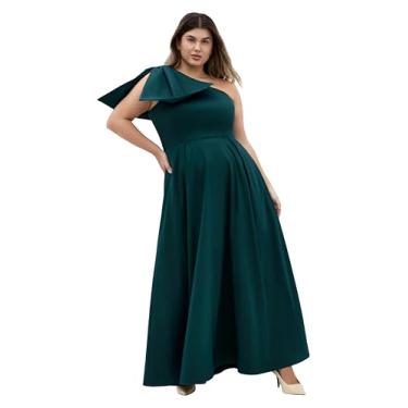 Imagem de City Chic Vestido feminino plus size - Ctivate Maxi, Azul-petróleo escuro, 25 Plus Size