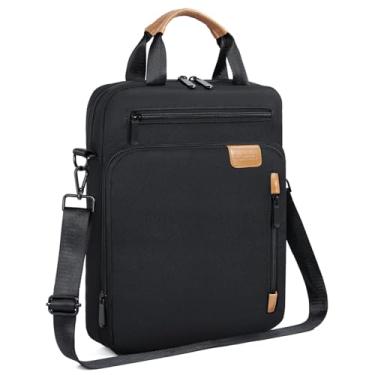 Imagem de TORIBIO Bolsa para tablet, bolsa protetora acolchoada para transporte de viagem, Preto, 14 inch for MacBook Pro