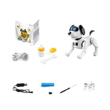 Imagem de Cachorro Robô Interativo RC Que Fala, Brinquedo De Controle Remoto Par