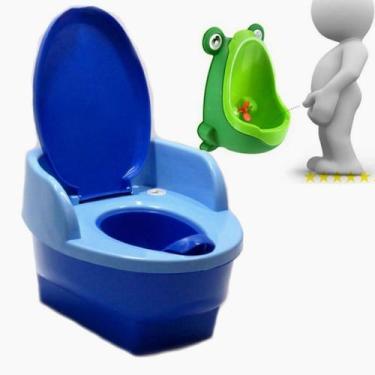 Imagem de Pinico + Mictório Infantil Musica Troninho Desfralde Degrau Piniquinho