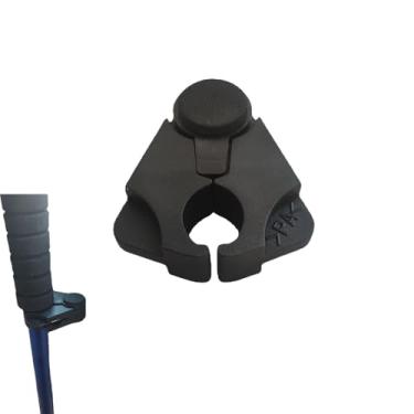 Imagem de DeaHea Suporte de bengala de caminhada com clipe de suporte para bengala de caminhada de alumínio leve bengala dobrável para pendurar sua bengala na mesa do balcão de mesa