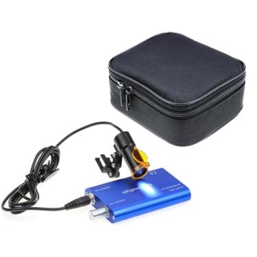 Imagem de Rasamer Farol de cabeça portátil de LED 5W, farol com filtro de clipe de inserção para lupas binoculares (azul), RA-007KSJZ