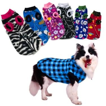 Imagem de Kit Roupa para Cachorro Roupinha Pet de Frio Conforto Cães de Pequeno Médio Grande Porte (Femea, 01)
