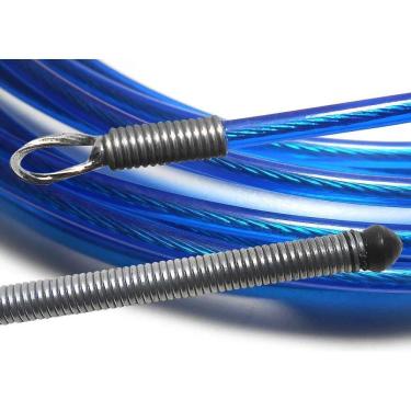 Imagem de 2X Puxa Fio Passa Fio Guia Profissional Cabo Alma De Aço 30M