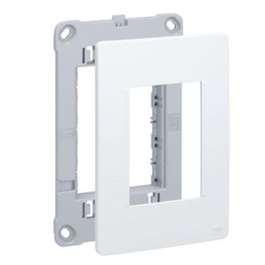 Imagem de Placa + Suporte 4X2 3 Posição Branco Weg Esatta