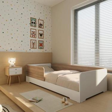 Imagem de Cama Infantil Montessoriana Solteiro Mark em MDF - FD