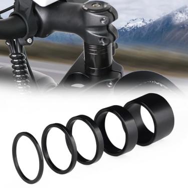 Imagem de YIBEICO Lavadora de garfo dianteiro, extensor de guidão de bicicleta ajustável para Ridstar Q20, aumenta a altura da barra e arruela do garfo dianteiro, acessórios para Ridstar