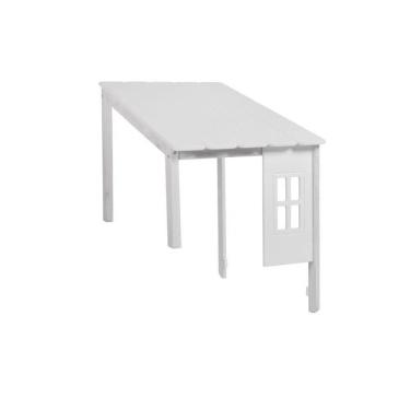 Imagem de Kit Telhado II com Janelinha para Camas Infantis Casatema Branco