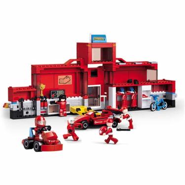 Imagem de Blocos de Montar - Fórmula 1 - Caminhão e Pit Stop - 557 pcs - Multikids