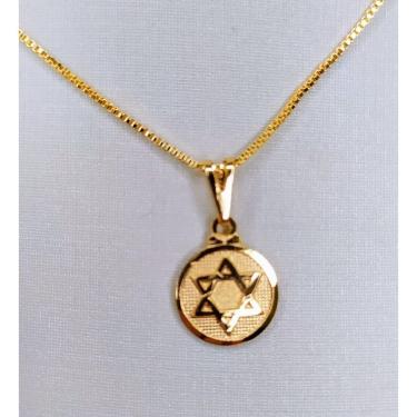 Imagem de Gargantilha Estrela de Davi Sarah Jóias Contemporâneas 45cm