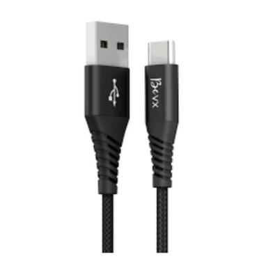 Imagem de Cabo De Carregamento Preto Usb A Tipo C Rápido 1 Metro 4.8A - Premium