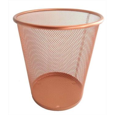 Imagem de Cesto lixeira rose gold 10l