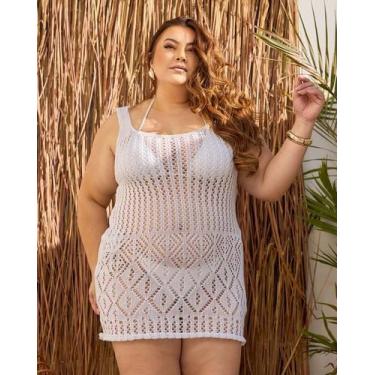 Imagem de Saída de Praia vestido Plus Size veste 42, 44 e 46 - Andresa Lima, Bra