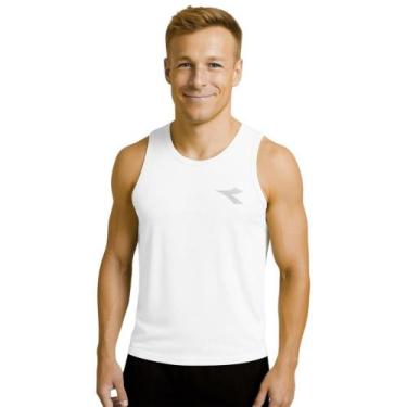 Imagem de Regata Diadora Small Logo Masculina - Branco M, Branco, M