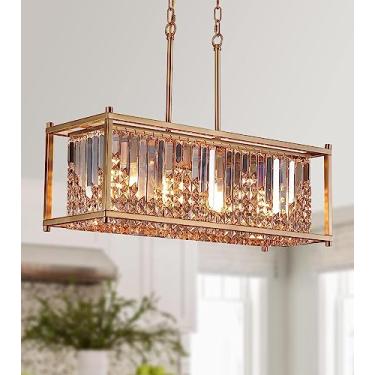 Imagem de Lustre de cristal moderno para teto com lâmpadas pendentes de LED N cromadas, grande iluminação pendente em forma de gota de chuva para sala de estar, escada, hotel, fazenda e restaurante, a