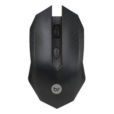 Imagem de Mouse Sem Fio Bright 0053 1200 Dpi 2,4ghz Wireless Preto