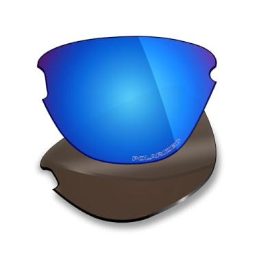 Imagem de Mryok Lentes de reposição ultra polarizadas para óculos de sol Oakley Frogskins Lite OO9374, HD Polarized, proteção UV, resistente a impactos e ajuste perfeito - Azul gelo