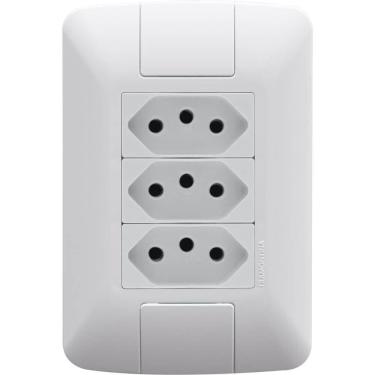Imagem de Conjunto Com 3 Tomada 2p+t 20 Amperes - 250 Volts Aria - 57241079 - Tramontina