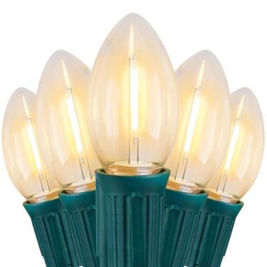 Imagem de Luzes de Natal Brightown Vintage C9 LED 30m 50 lâmpadas