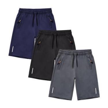Imagem de Shorts SHOOYING Boys Casual Fit Sports Quick Dry 13-14 anos