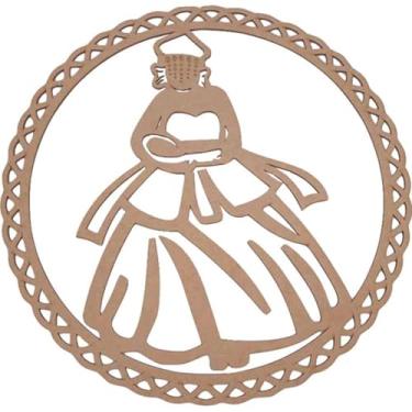 Imagem de Mandala MDF Decorativa Orixás; Lemanjá, Nanã, Ogum, Omulu, Oxalá, Oxalufã, Oxum, Oxumarê, Xangô, Logun-Edé, Ibeji, Obá, Oxóssi e Ossaim. Decoração de Parede Vazada a Laser. (Orixá-Nanã)