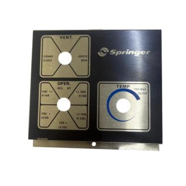Imagem de Painel Instrução P/ Acj Springer Imperial 18k 21.k 27.5k Btu