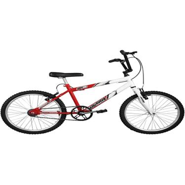 Imagem de Bicicleta de Passeio Ultra Bikes Esporte Bicolor Aro 20 Reforçada Freio V-Brake Infantil Juvenil Verm Ferrari/Branco
