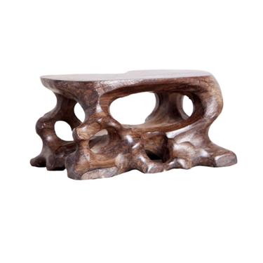 Imagem de Base de suporte de exibição Base de madeira para escultura asa frango, bule chá estilo chinês, suporte decoração pedra estranha