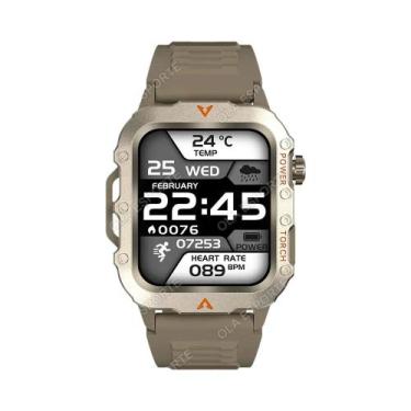 Imagem de Relógio Inteligente Militar Masculino 2025 IP67 3ATM Para Esportes Ao 