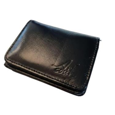 Imagem de Carteira Masculina Smart Couro Legítimo Cartão E Cnh Pequena - Primeira Linha Premium (Preto)