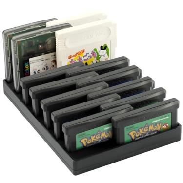 Imagem de QUBAMG Game Case Compatible with Game Boy Advance, Game Boy Color, and Original GB Games - Holds 14 Games Black
