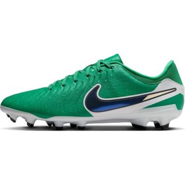 Imagem de Nike Chuteira de futebol Tiempo Legend 10 Academy LV8 de cano baixo firme (verde estádio/obsidiana escura), Verde estádio/obsidiana escura, 43