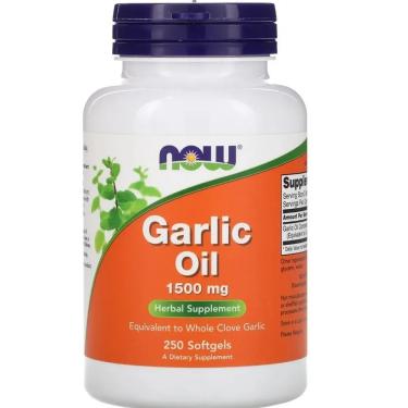 Imagem de Oleo de Alho 1500 mg 250 Softgels Now Foods