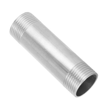 Imagem de Zerodis Conector de Tubo Rosqueado de Aço Inoxidável de 1 Polegada Npt Equipamento de Jardinagem Doméstica Acessórios Masculinos Duráveis ​​para Fácil Extensão de Tubo Ideal para Encanamento e