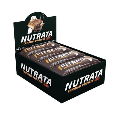 Imagem de Barra de Proteína Caramel Protein - Nutrata 12 un.-Unissex