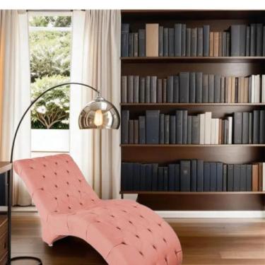 Imagem de Recamier Divã Espreguiçadeira Para Sala e Cliníca Estética Leila Suede