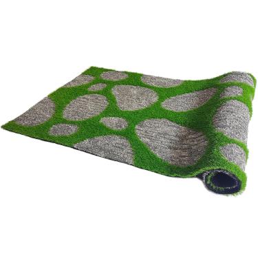 Imagem de honeypet Tapete reversível de plástico reversível à prova d'água, para uso externo, trailer, pátio, quintal, deck, praia, acampamento (1 m x 2 m)