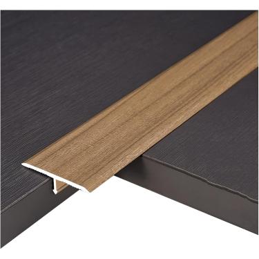 Imagem de Tiras De Transição De Alumínio De 2 Cm De Largura, Barra De Transição De Moldagem Em T Para Pisos De Madeira E Ladrilhos De Madeira, Ladrilhos De Carpete Laminado De Madeira, A, Length 110cm/43.3in