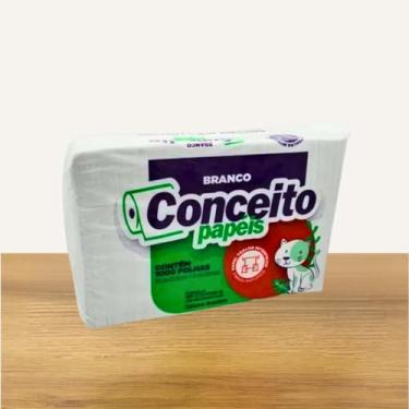 Imagem de Papel Toalha Interfolha Branco Conceito 2 Dobras – 100% Celulose Pura, Alta Absorção e Resistência, Ideal para Banheiros, Cozinhas e Dispensers – Kit com 5.000 Folhas