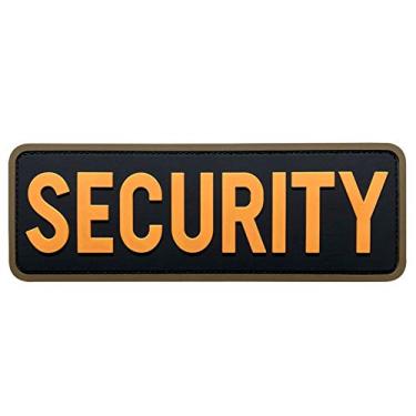 Imagem de Grande fecho de gancho de segurança em PVC para aplicação da lei de placa de combate de colete militar tático, Amarelo, 8.5x3 inch, 1