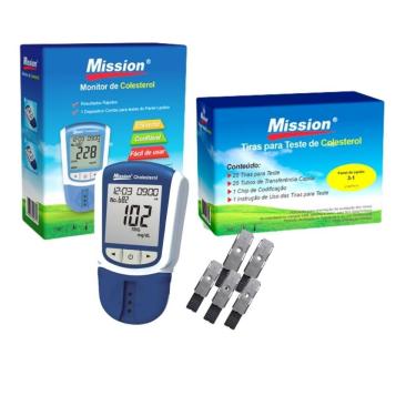 Imagem de Monitor De Perfil Lipídico Completo + 25 Tiras Para Medição