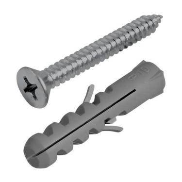 Imagem de Kit 5 Parafusos e Buchas Japi 6,3 X 50mm C/b N10