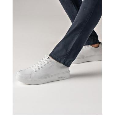 Imagem de Tênis Casual Pegada Masculino Couro Tamanhos Especiais 45 ao 48