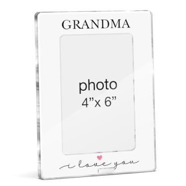 Imagem de FTRBXT Porta-retratos de acrílico para babá, avó, avó, avó, 10 x 15 cm