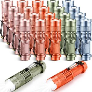 Imagem de Lanterna LED Fumete, 20 peças, mini lanterna tática de 3 modos