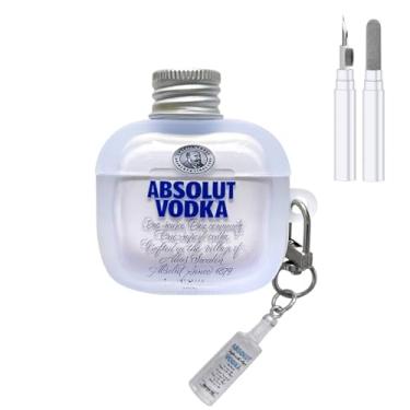 Imagem de Capa compatível com AirPods 4, linda capa para AirPod 4 com chaveiro, capa protetora de TPU macio à prova de choque para mulheres e meninas