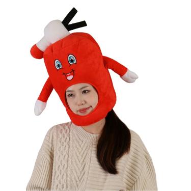 Imagem de Chapéu de extintor de incêndio, fantasia de Halloween, cosplay, tamanho adulto